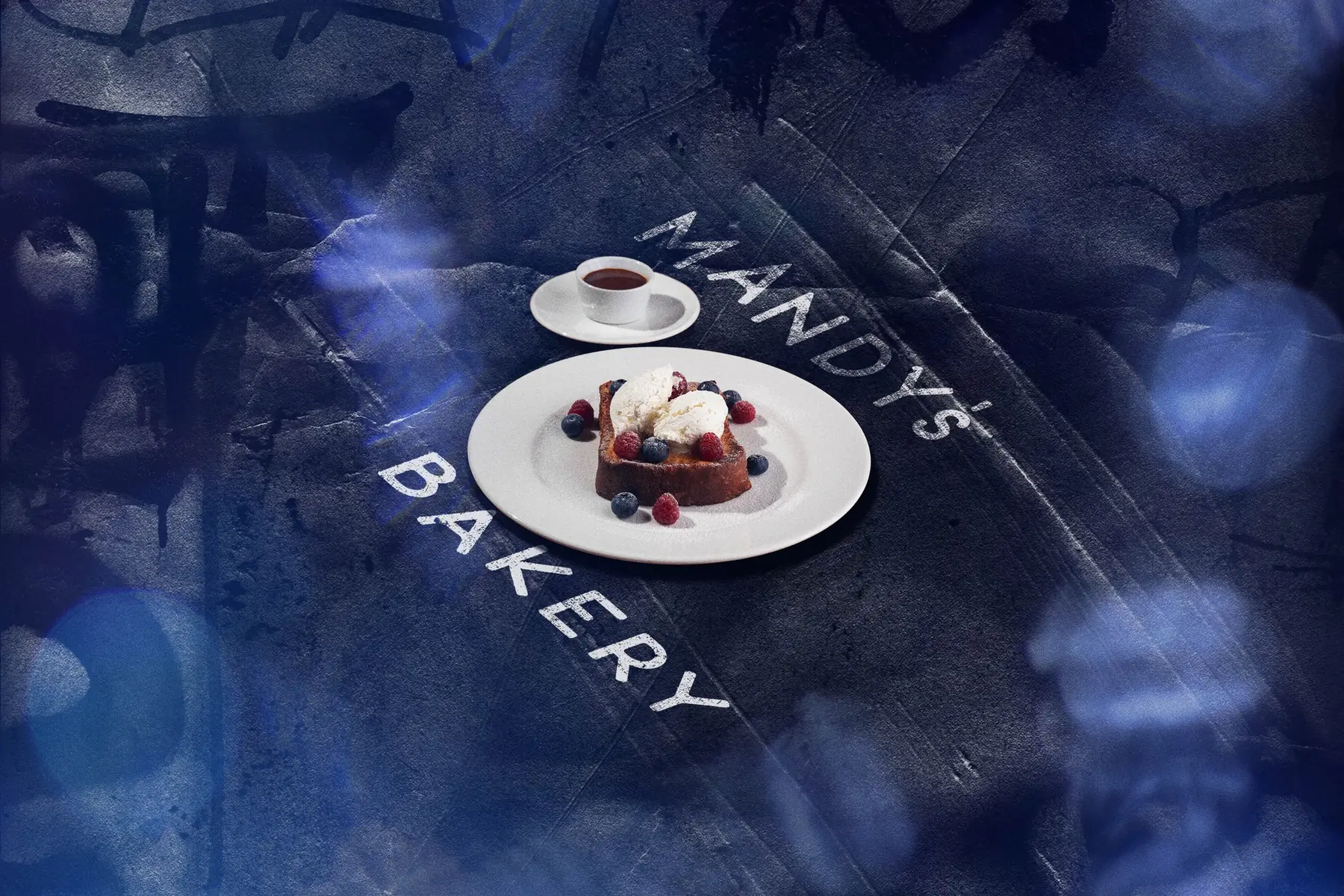 A plate from Mandy's Bakery